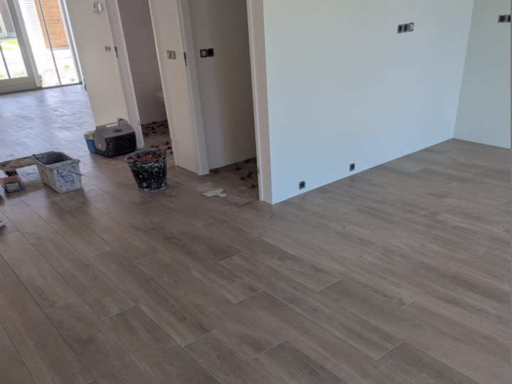 Getegelde badkamer
